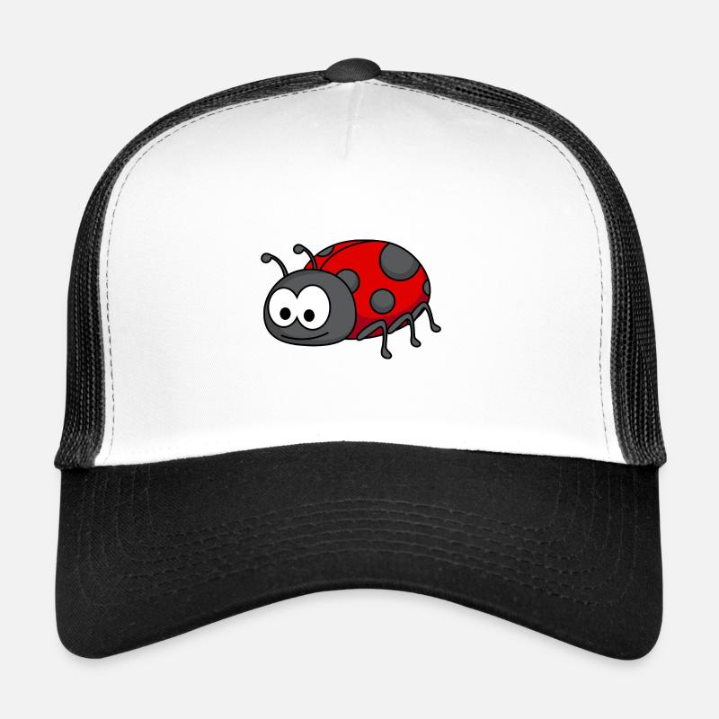 Ladybug Comic Animal - Casquette trucker  - blanc/noir
