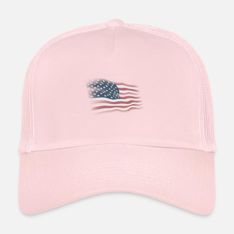 Drapeau des États-Unis Casquette trucker 