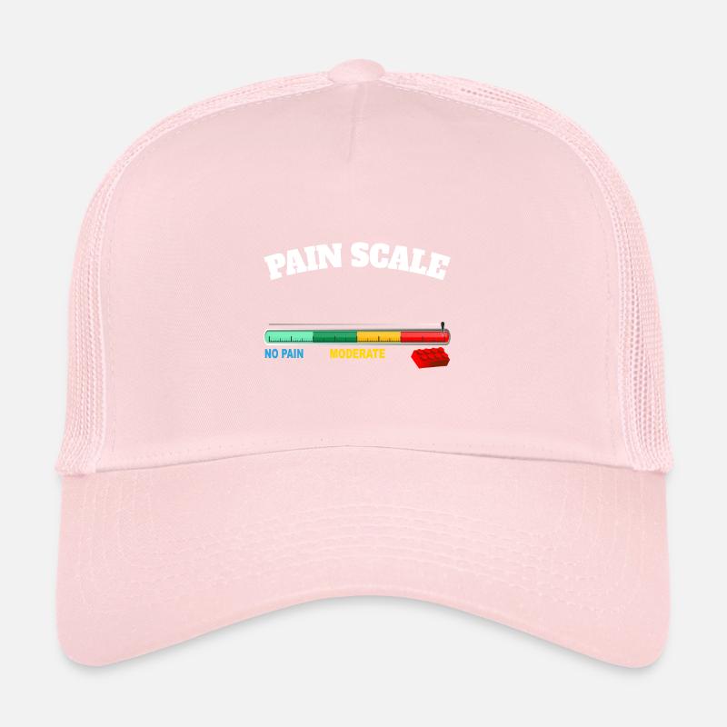 Blocs de construction de l’échelle de la douleur conception de l’humour Casquette trucker 