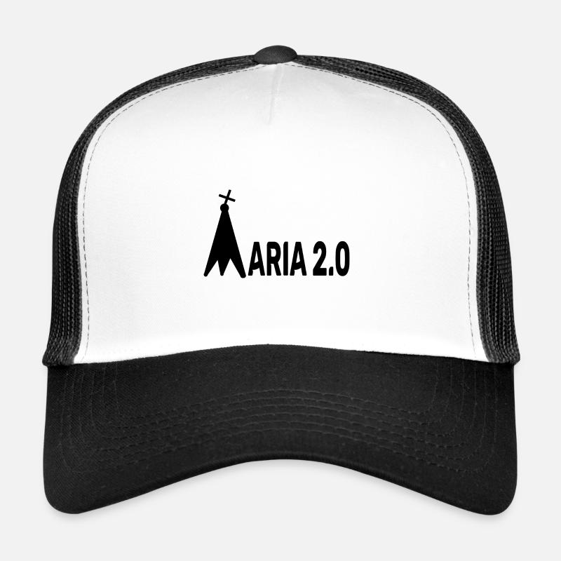 Maria 2.0 - Trucker Cap - white/black