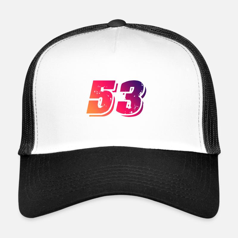 53 Symbole numérique Casquette trucker 