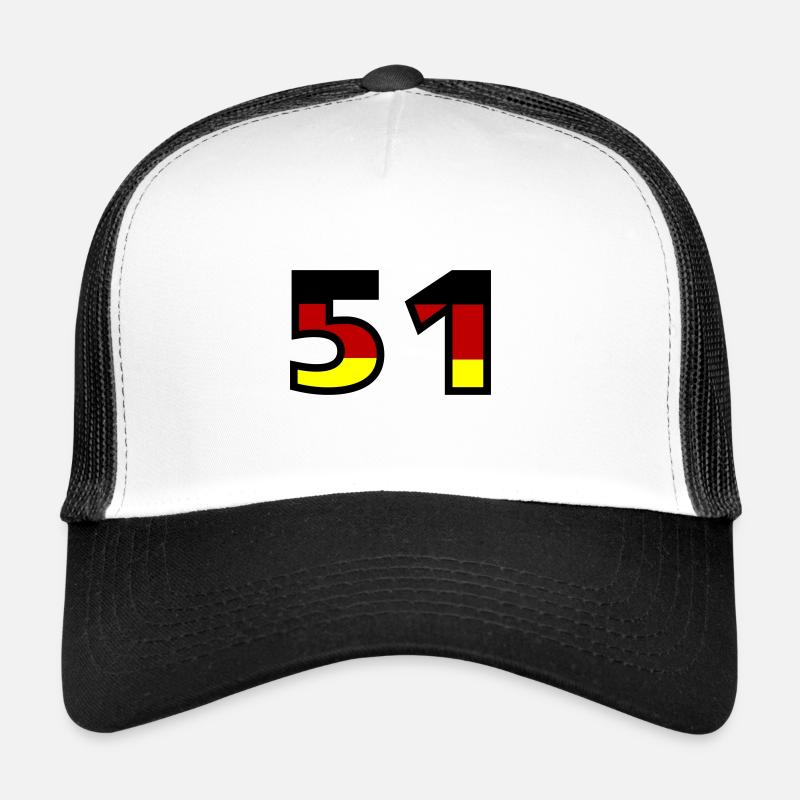 51 Number Germany Jersey Trucker Cap
