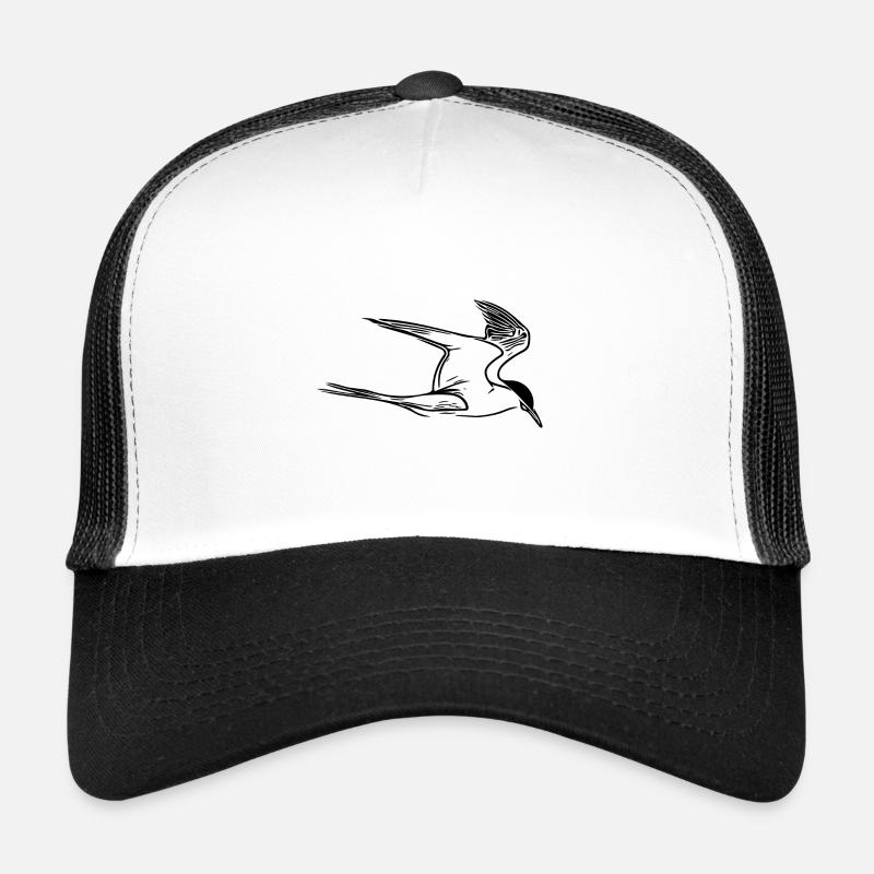 Des mouettes élégantes en vol Casquette trucker 