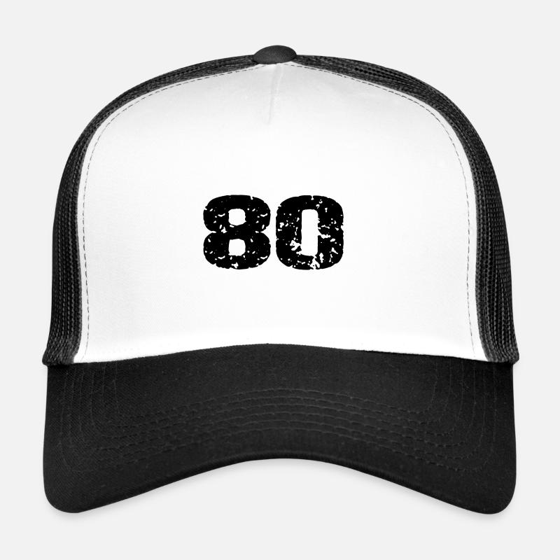 80 Number jersey Trucker Cap