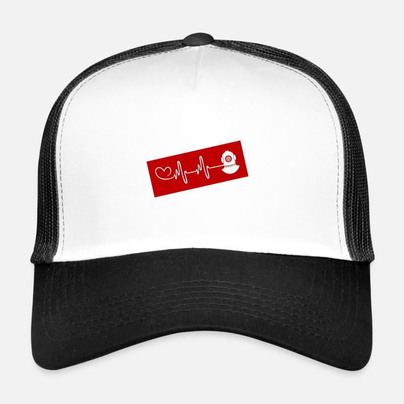 Plongée Apnée rythme cardiaque Casquette trucker 