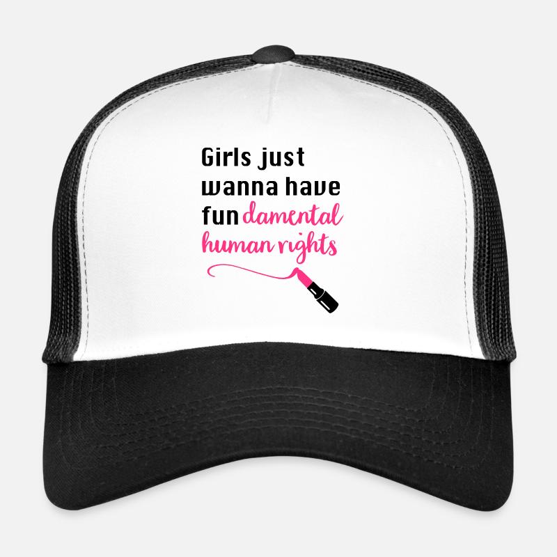 Frauenrechte - Trucker Cap - Weiß/Schwarz