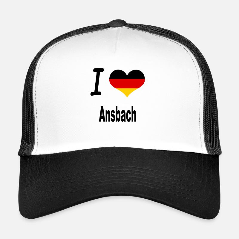 I Love Germany Home Ansbach Trucker Cap