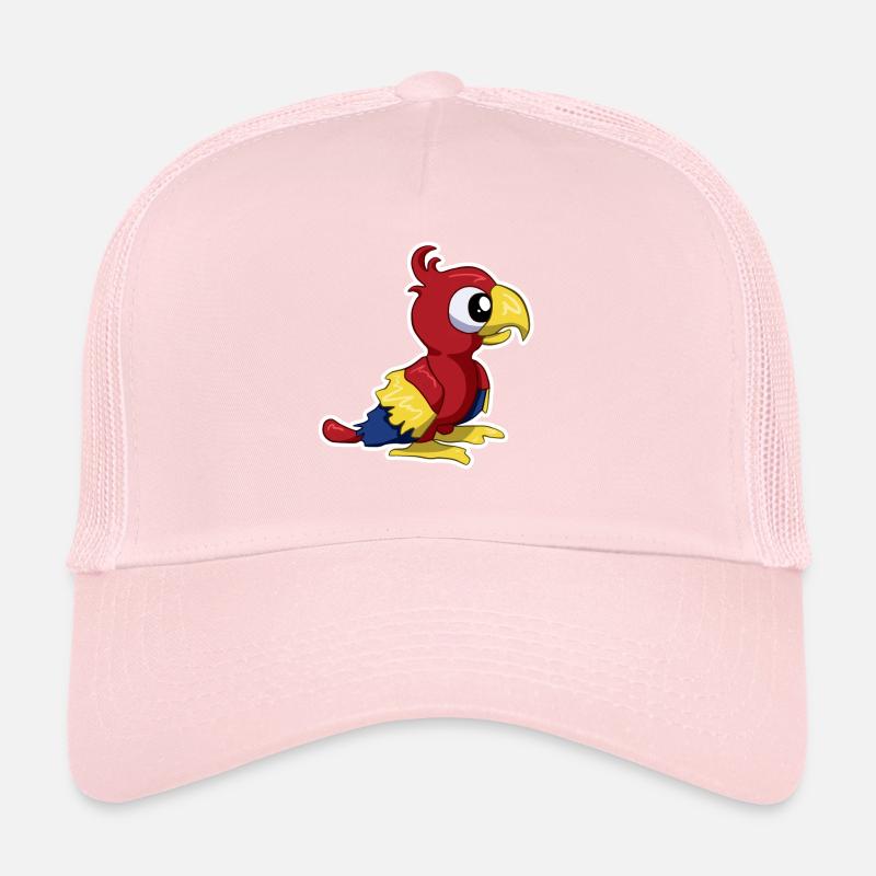Süßer Papagei Vogel Geschenk tierlieb Kind comic Trucker Cap