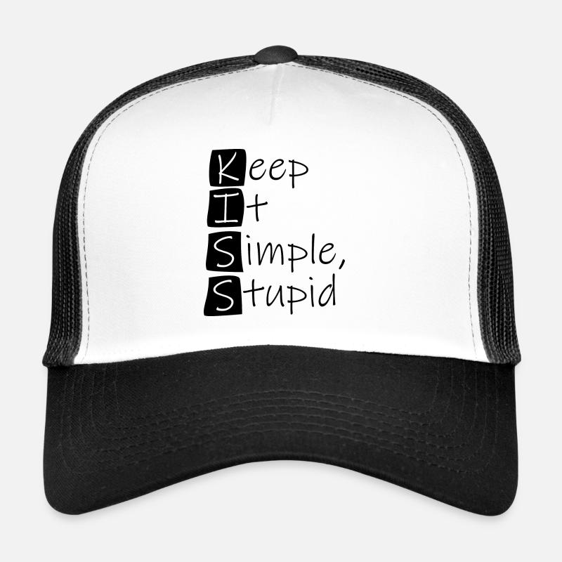 principe du baiser Casquette trucker 