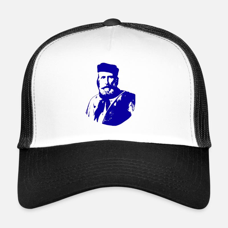 Garibaldi - Casquette trucker  - blanc/noir