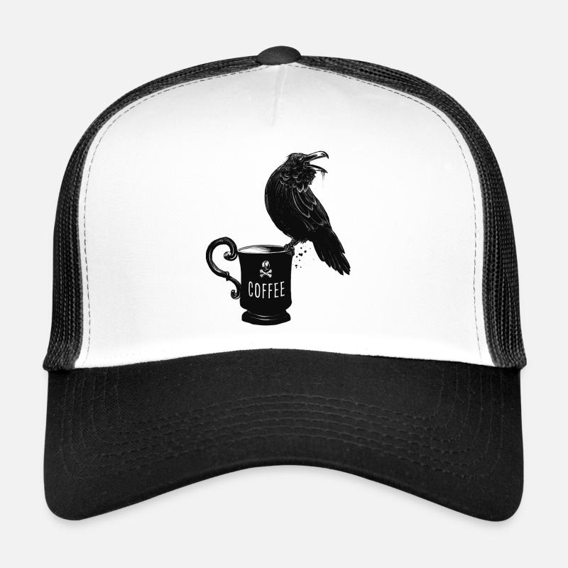 Coffee raven Trucker Cap