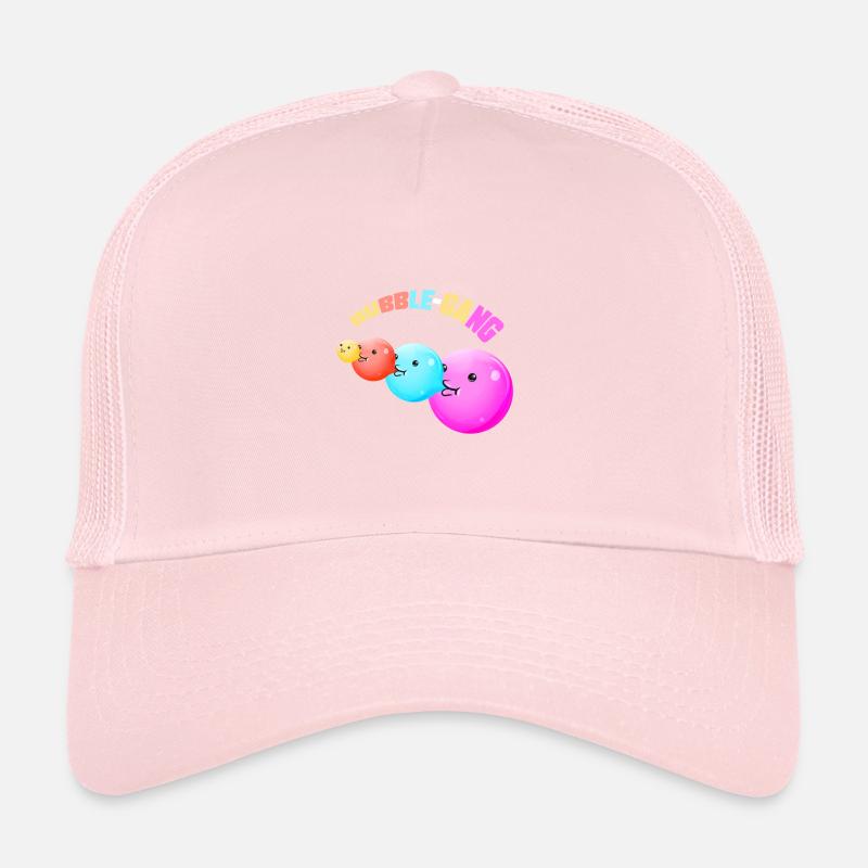 "BUBBLE GANG" ~ pattern, funny chewing gum Trucker Cap