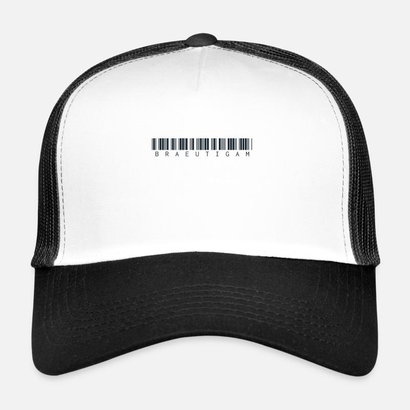 Bräutigam - Trucker Cap - Weiß/Schwarz