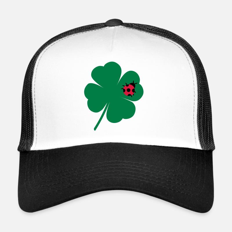 Kleeblatt - Trucker Cap - Weiß/Schwarz