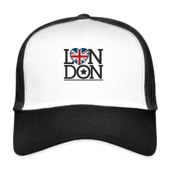 Une ville comme les autres, c’est Londres - Casquette trucker  - blanc/noir - Devant