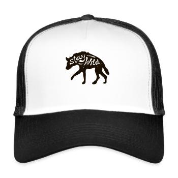 Stay Wild - Trucker Cap - white/black - Front