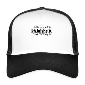 Doctoral Thesis PhD Doctorate - Trucker Cap - white/black - Front