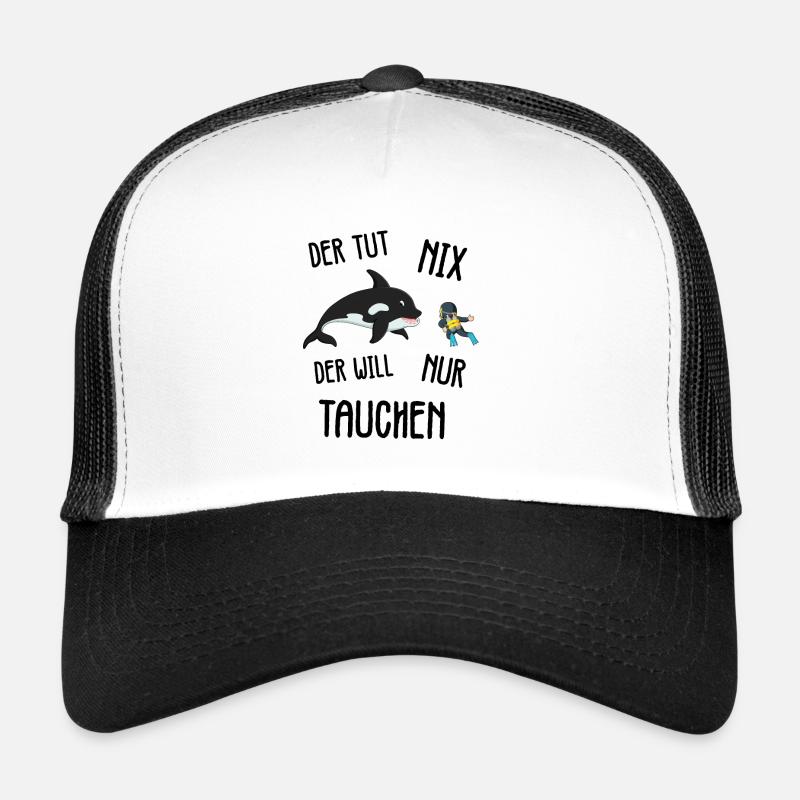Diver Diving Design Trucker Cap