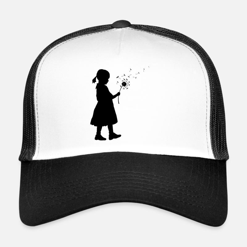 Fille avec blowball Casquette trucker 