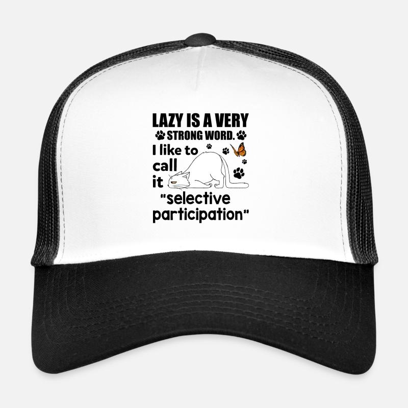 Mot fort j'aime appeler la participation sélective Casquette trucker 