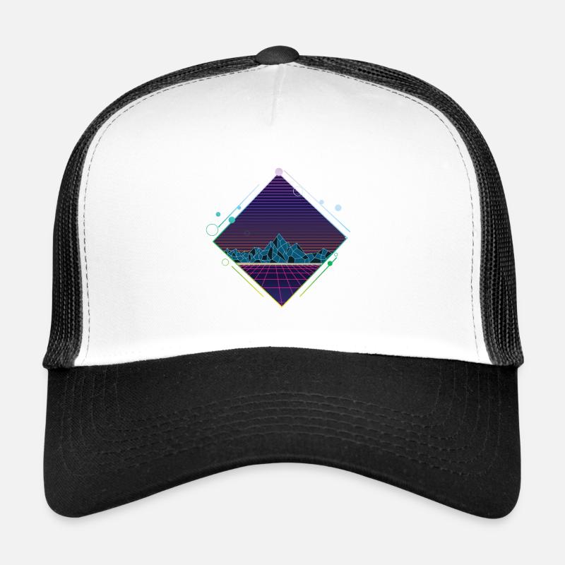 Cyber Mountains Trucker Cap