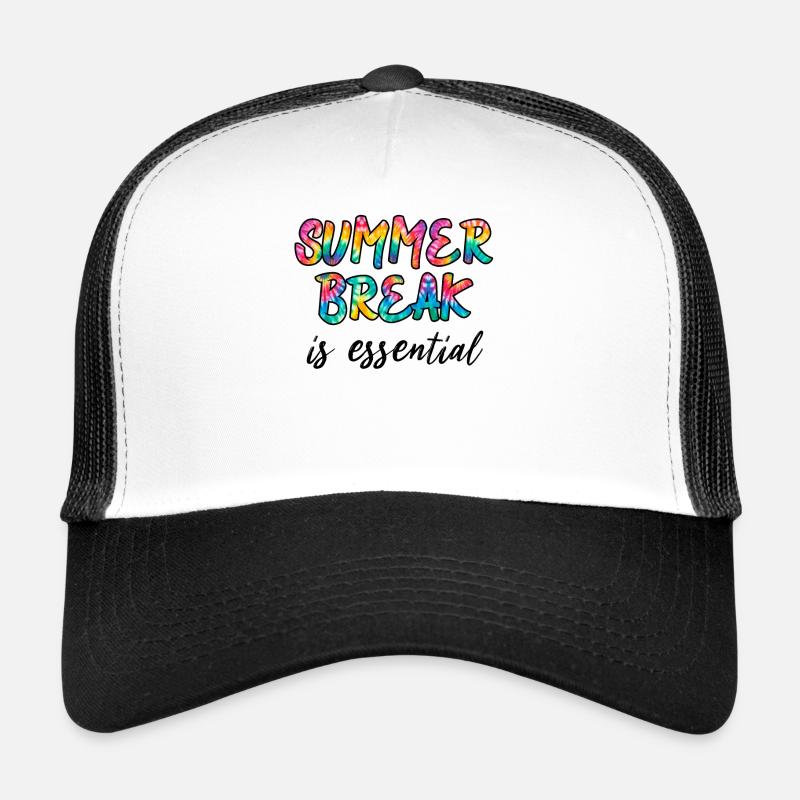 Summer Break Is Essential Teachers Casquette trucker 