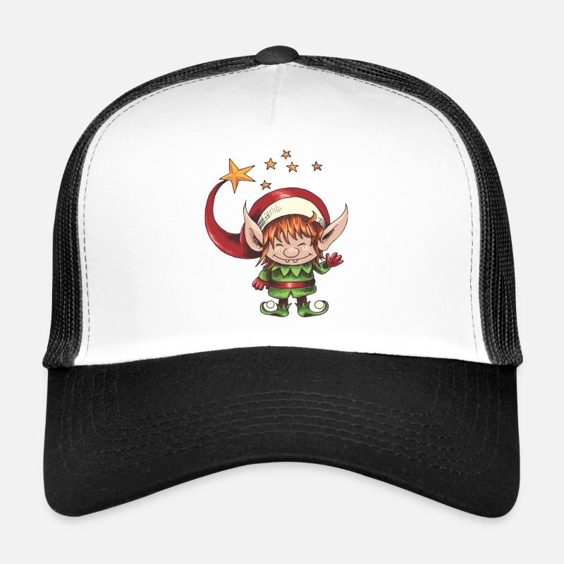 Christmas elf - Trucker Cap - white/black