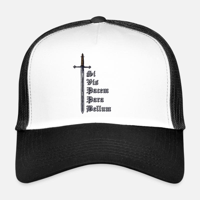 Latin avec épée - Si Vis Pacem Para Bellum Casquette trucker 