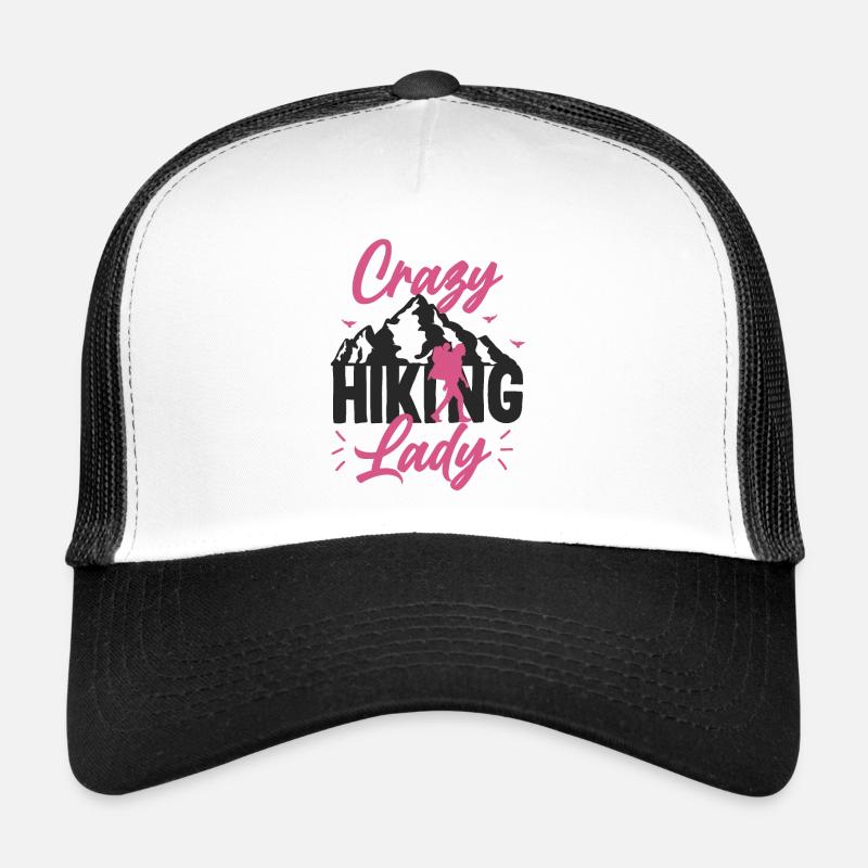 Wandern - Trucker Cap - Weiß/Schwarz