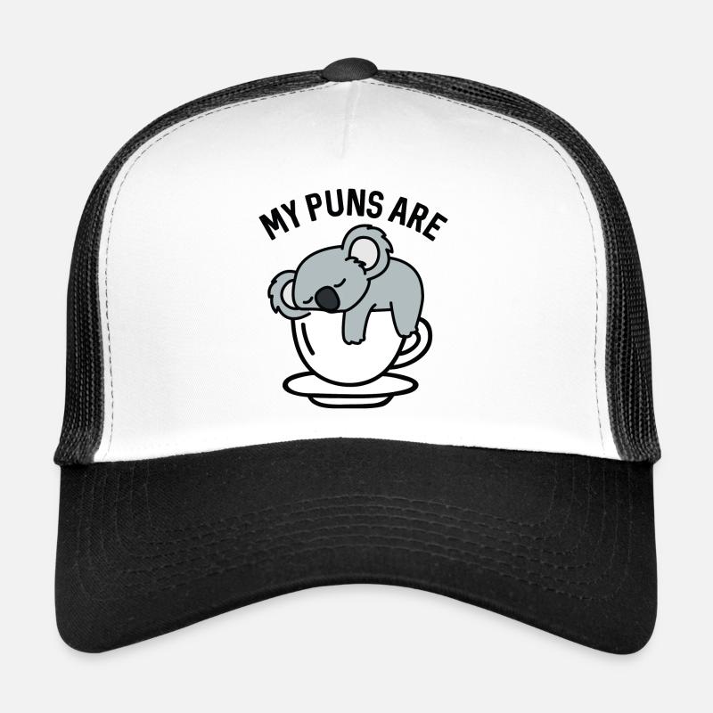 Mes jeux de mots sont du thé koala Casquette trucker 