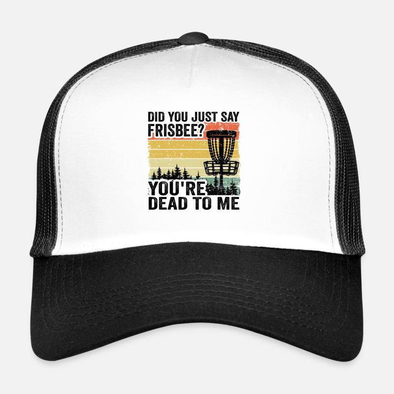 Disc Golf Sort Vintage Disc Golfer cadeau Casquette trucker 