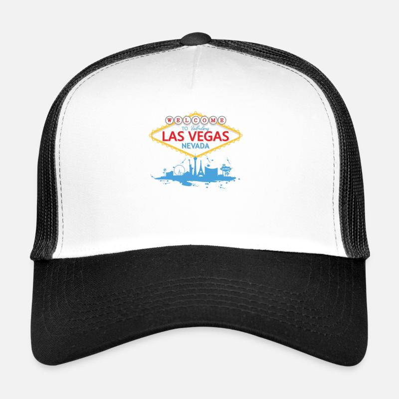 Willkommen in Las Vegas Nevada Schild Trucker Cap