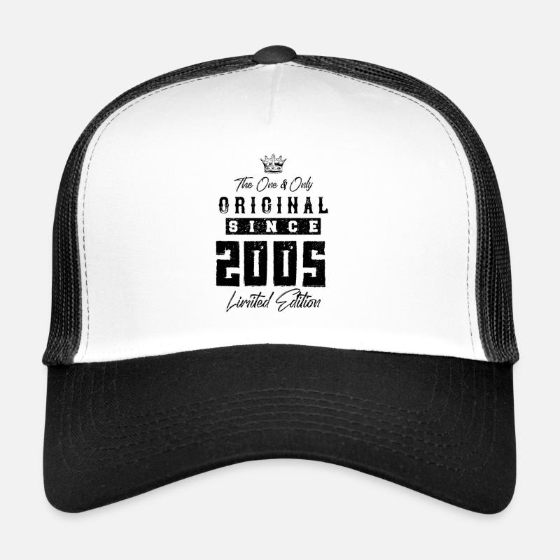 2005 limited edition - Trucker Cap - Weiß/Schwarz