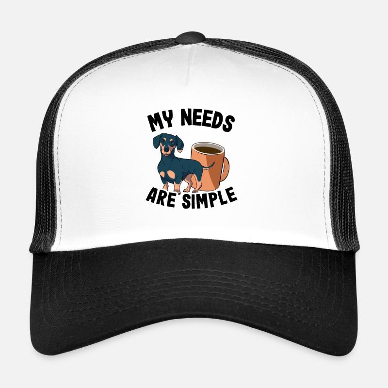 Dackel & Kaffee Teckel Besitzer Dachshund Trucker Cap