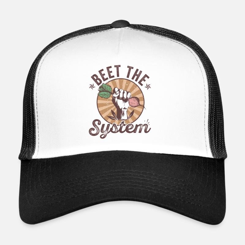 Beet the System witziges Gemüse Design Trucker Cap