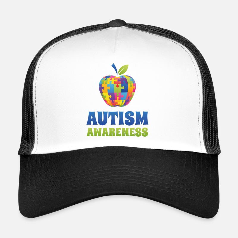 Autism Awareness - Trucker Cap - white/black