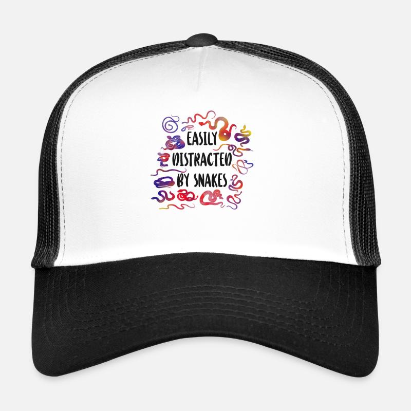 Snake Serpent Watercolor Easily Trucker Cap