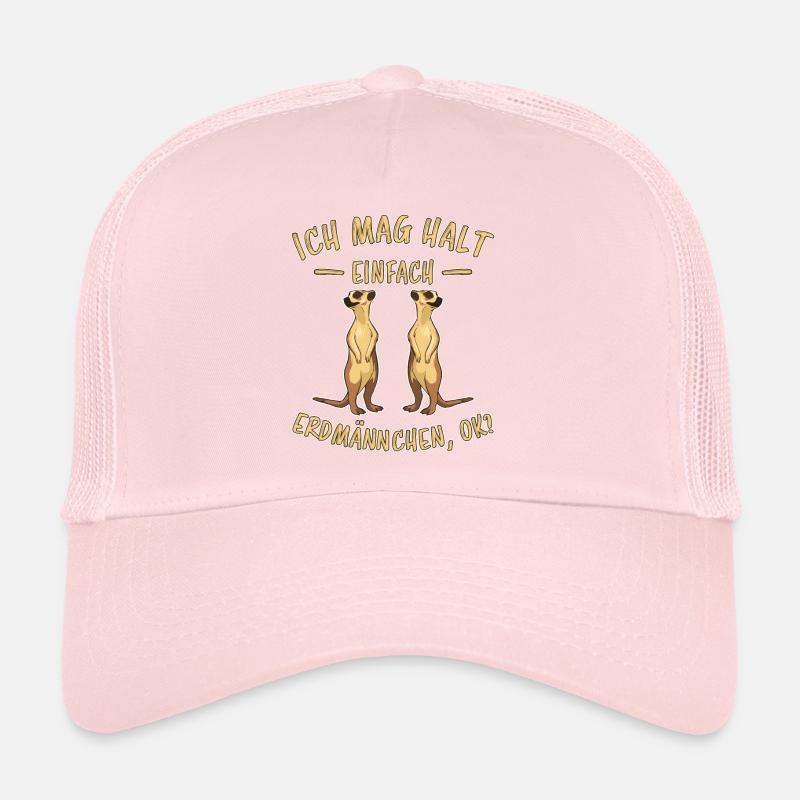 Erdmännchen Lustige Spruch Tier Mangusten Geschenk Trucker Cap