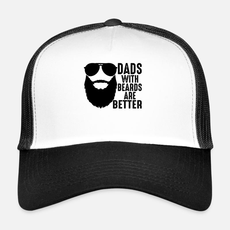 Dads With Beards Are Better Fathers Day Trucker Cap