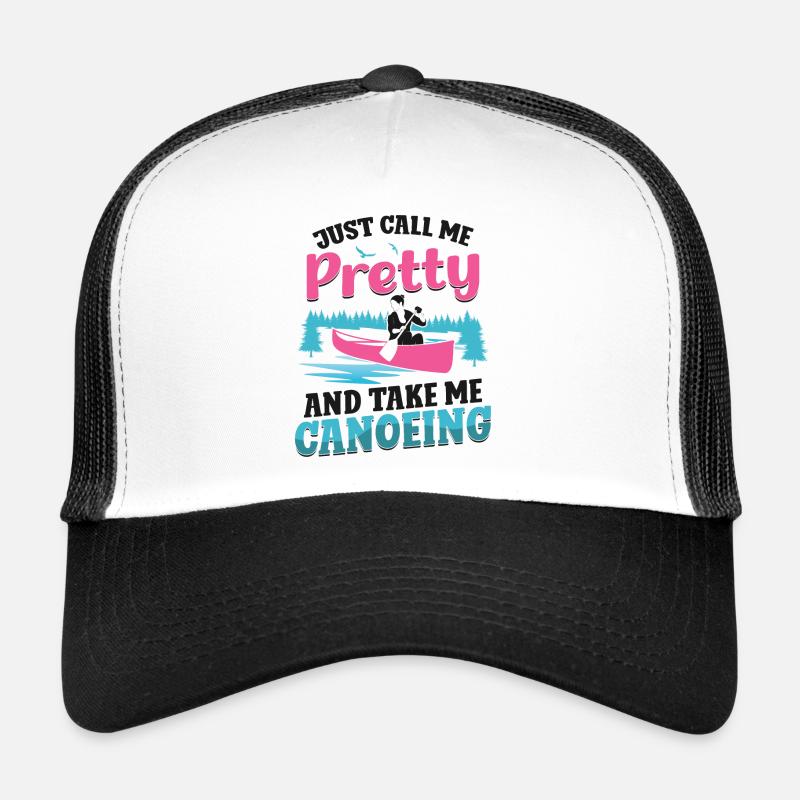 canoë canoë fille Appelez-moi simplement Casquette trucker 