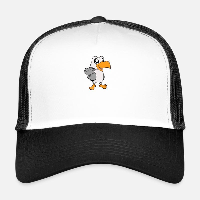Mouette Kawaii Casquette trucker 