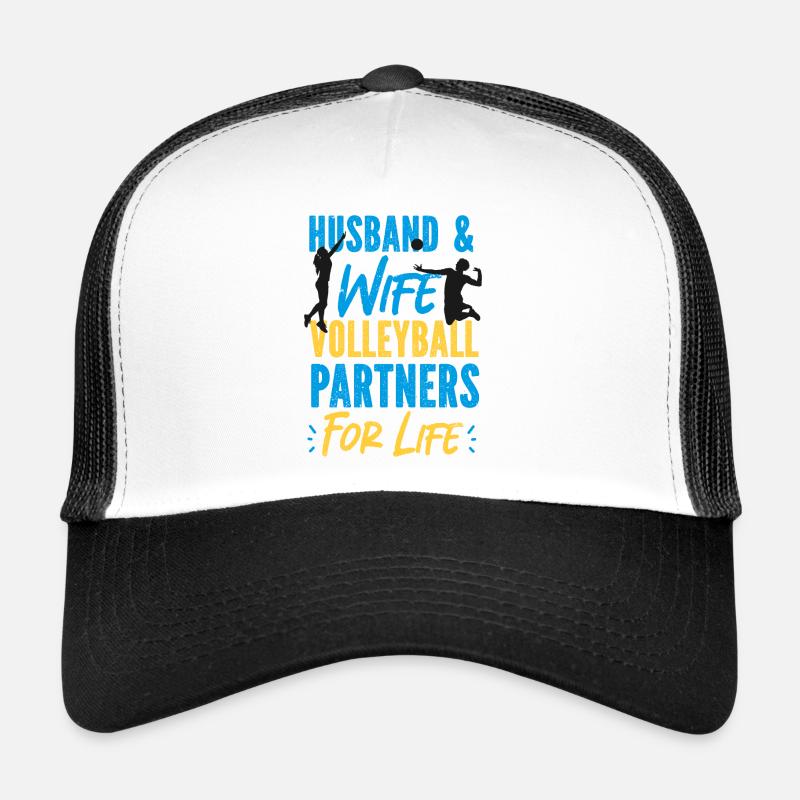Volleyball Player Team Husband Trucker Cap