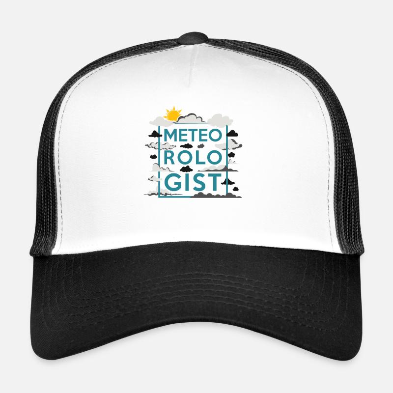 Météorologue Prévisions météorologiques Casquette trucker 
