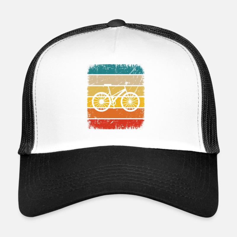 Carré Vintage et Cyclisme - Casquette trucker 
