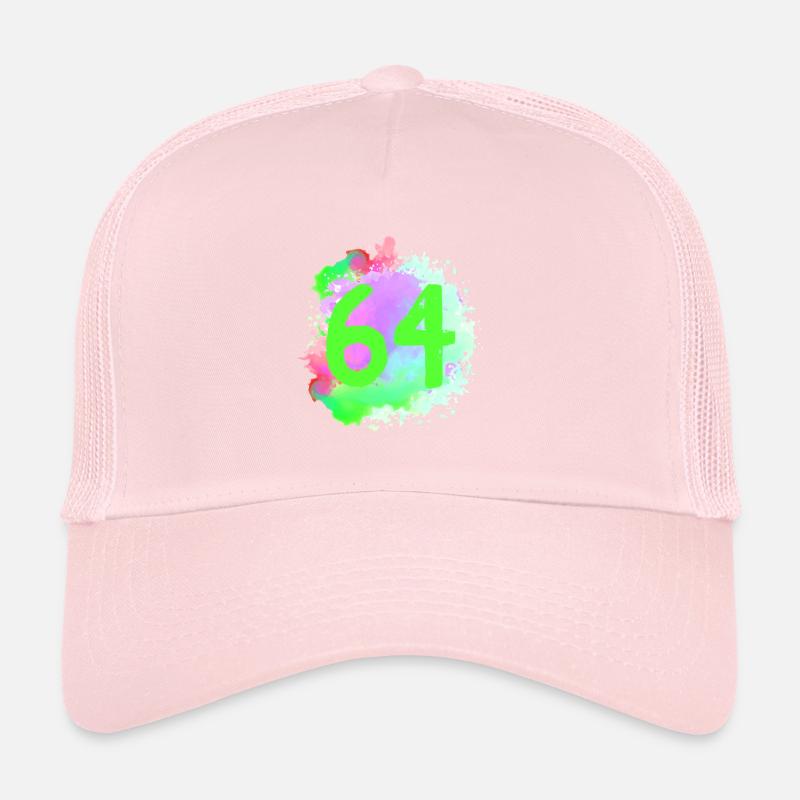 64 Number of blobs Trucker Cap
