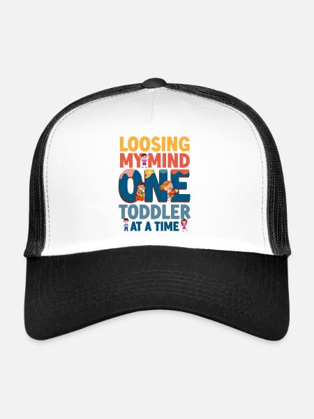 Fournisseur de services de garde d’enfants Enseignant - Casquette trucker  - blanc/noir - Devant