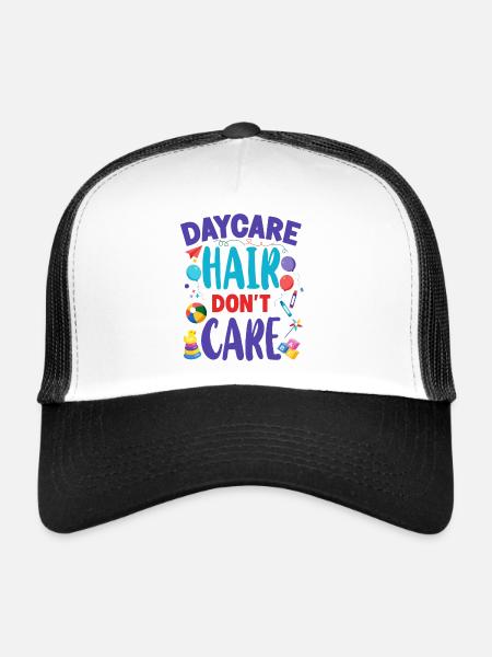Childcare Daycare Provider Teacher - Trucker Cap - white/black - Front
