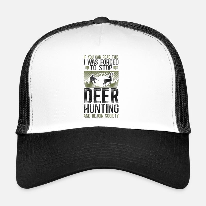 Buck Deer Hunting Hunter Vintage Trucker Cap