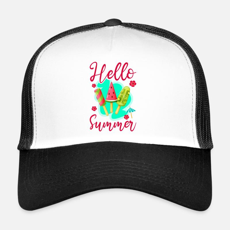 Crème glacée Popsicle Hello Summer Casquette trucker 