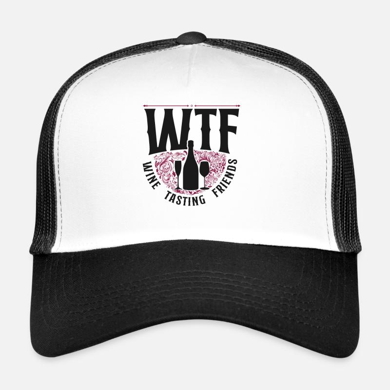 Sommelier Wine Drinking Tasting Trucker Cap